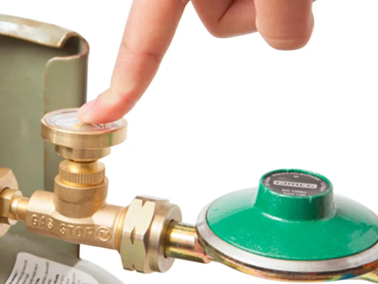 GasStop DIN automatische gasfleszekering