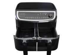 Gastronoma 18290006 Dubbele Heteluchtfriteuse - Zwart