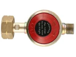 Gimeg 1,5 bar kombi x 3/8" links gasdrukregelaar