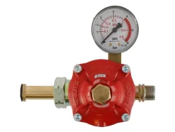 Gimeg 0-6 bar Shell x 3/8" li instelbare gasdrukregelaar