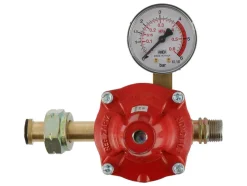 Gimeg 0-6 bar Shell x 3/8" li instelbare gasdrukregelaar