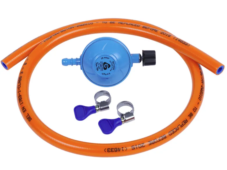 Gimeg G-903 campingaz gasdrukregelaarset - 150 cm