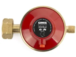 Gimeg 1/4"li 30 mbar drukregelaar met afblaasbeveiliging