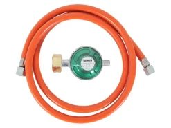 Gimeg 50mbar x 1,5mtr 1/4"l Gasdrukregelaarset