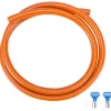 Gimeg 1,5 meter HD pvc gasslang met 2 slangklemmen