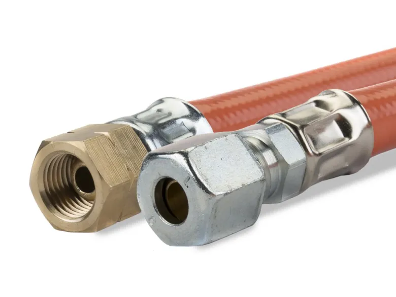 Gimeg 1,5 meter 1/4 inch links x 6/8 mm pvc gasslang
