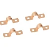 Gimeg 10 mm roodkoperen pijpzadels - 4 stuks