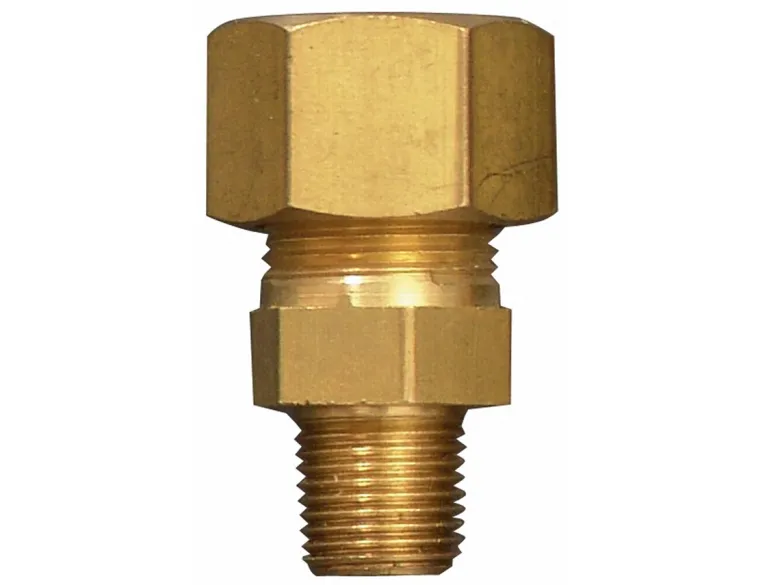 Gimeg rechte aansluiting - 1/4 inch buiten x 6/8 mm
