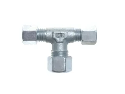 Gimeg staal T-stuk - 8 x 10 x 8 mm
