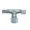 Gimeg staal T-stuk - 15 x 12 x 15 mm