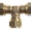 Gimeg staal T-stuk - 6 x 6 x 6 mm