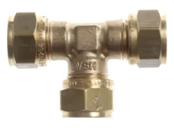 Gimeg staal T-stuk - 6 x 6 x 6 mm