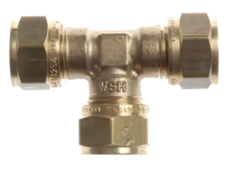Gimeg staal T-stuk - 6 x 6 x 6 mm
