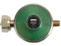 Gimeg universeel 30 mbar Kombi X 1/4" links gasdrukregelaar