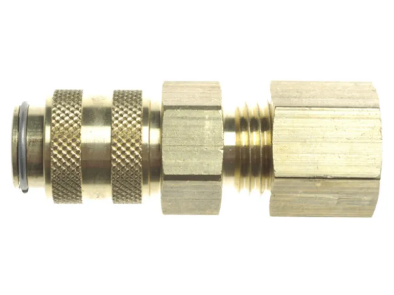 Gimeg 6/8 X 8mm glad snelkoppeling