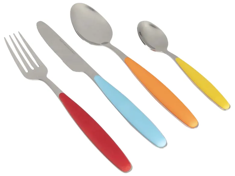 Gimex Colour Line 16-delig bestekset - Multi