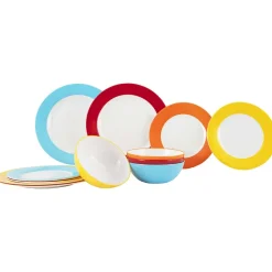 Gimex Colour Line 12-delig serviesset - Rainbow