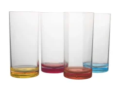 Gimex Colour Line Rainbow 480ml set van 4 waterglazen