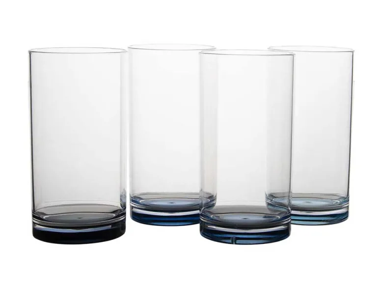 Gimex Colour Line Sky 480 ml set van 4 longdrinkglazen