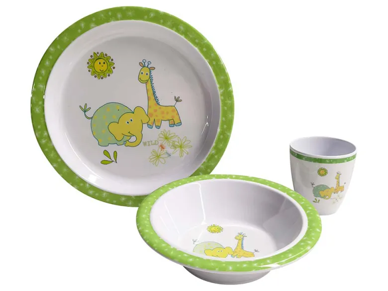 Gimex Kids Line Wildlife 3-delig serviesset