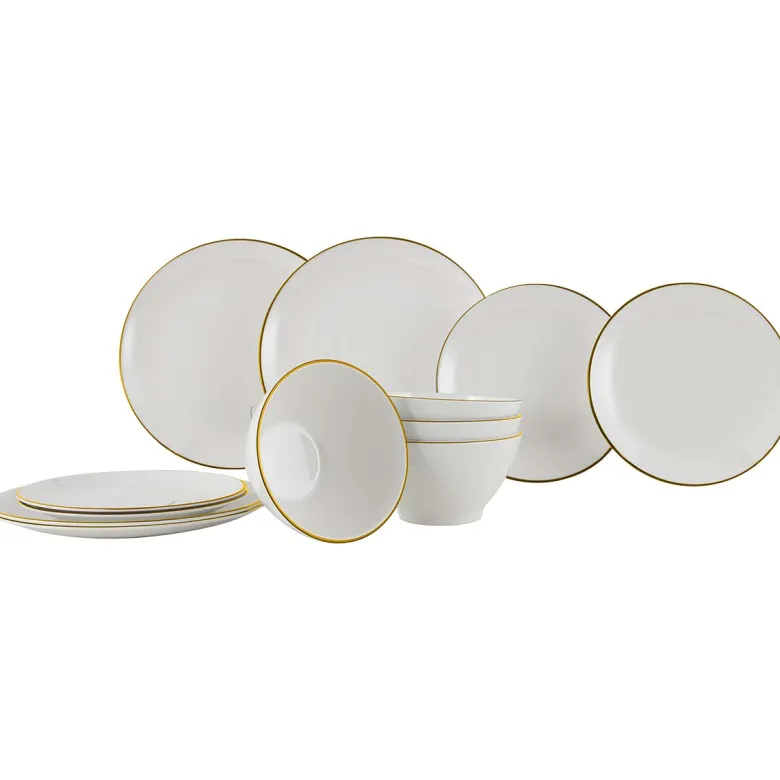 Gimex Linea Line 12-delig serviesset - Gold