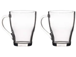 Gimex Linea Line 400 ml theeglas - Set van 2