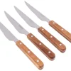 Gimex Nature Line Wood RVS messenset - Set van 4