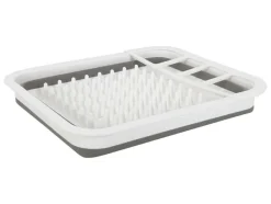 Gimex opvouwbaar Grey/White afdruiprek