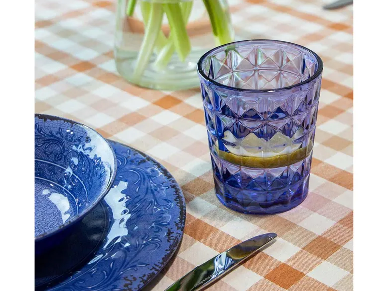 Gimex Stone Line Azure 480 ml waterglas - Set van 2