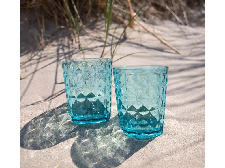 Gimex Stone line Opal 480 ml waterglas - Set van 2