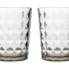 Gimex Stone Line Sand 480 ml waterglas - Set van 2