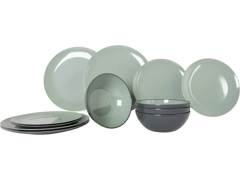 Gimex Vivid Line 12-delig serviesset - Green