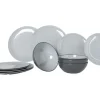 Gimex Vivid Line 12-delig serviesset - Grey