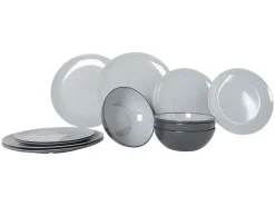 Gimex Vivid Line 12-delig serviesset - Grey