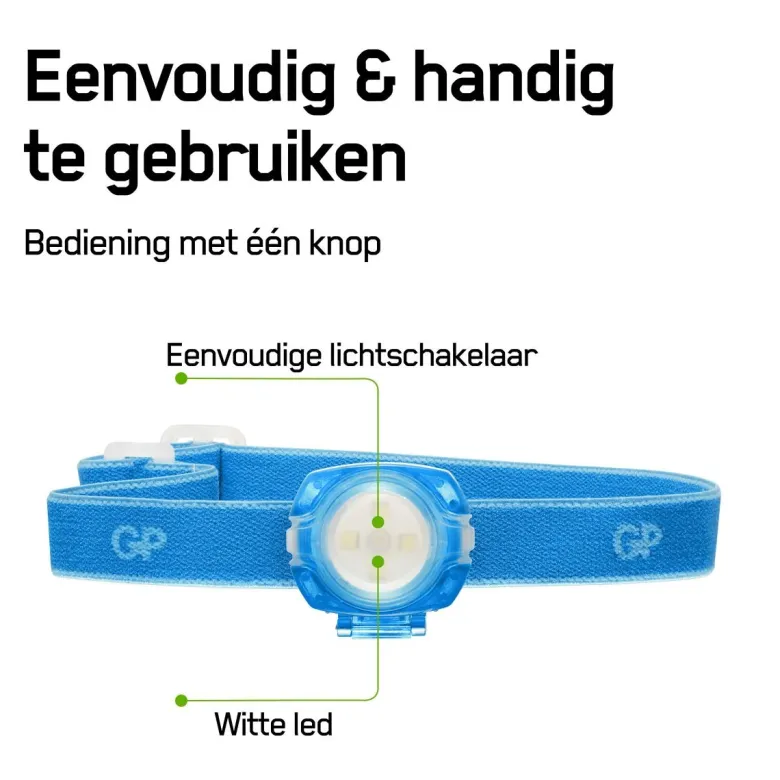 GP CH31 40 lumen hoofdlamp - Blue