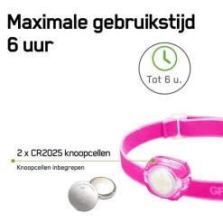 GP CH31 40 lumen hoofdlamp - Pink