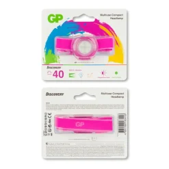 GP CH31 40 lumen hoofdlamp - Pink