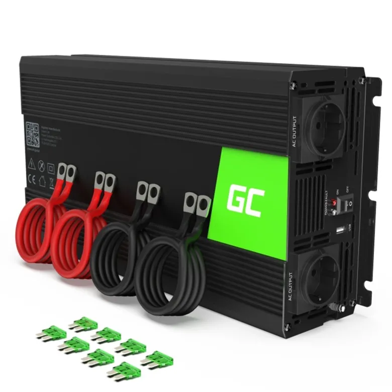 Green Cell INV15 12V/3000W Omvormer