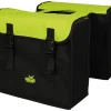 Greenlands Colourfull lime dubbele fietstas