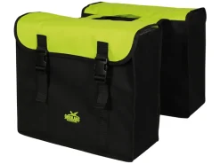 Greenlands Colourfull lime dubbele fietstas