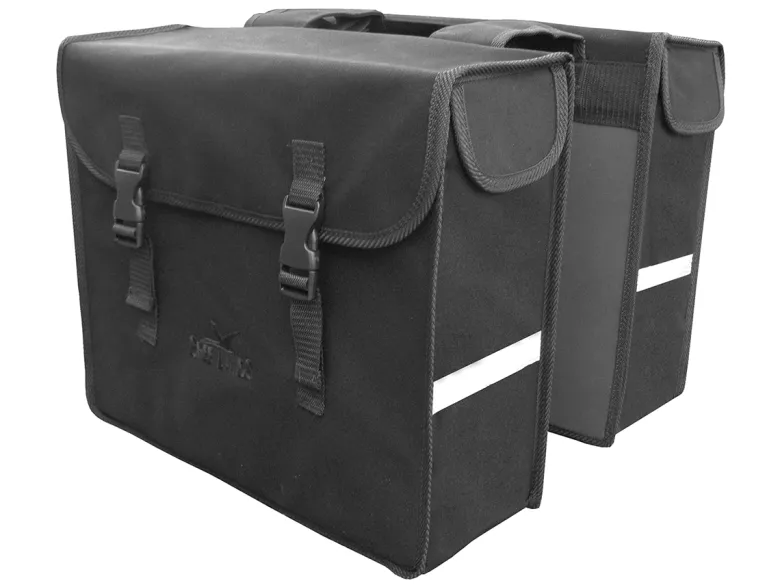 Greenlands Hardbox canvas 33 dubbele fietstas