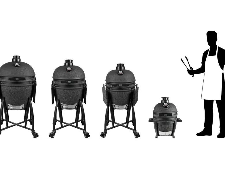 Grill Guru Prime Matt black kamado - Large