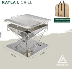 Groenberg Katla houtskoolgrill - Large