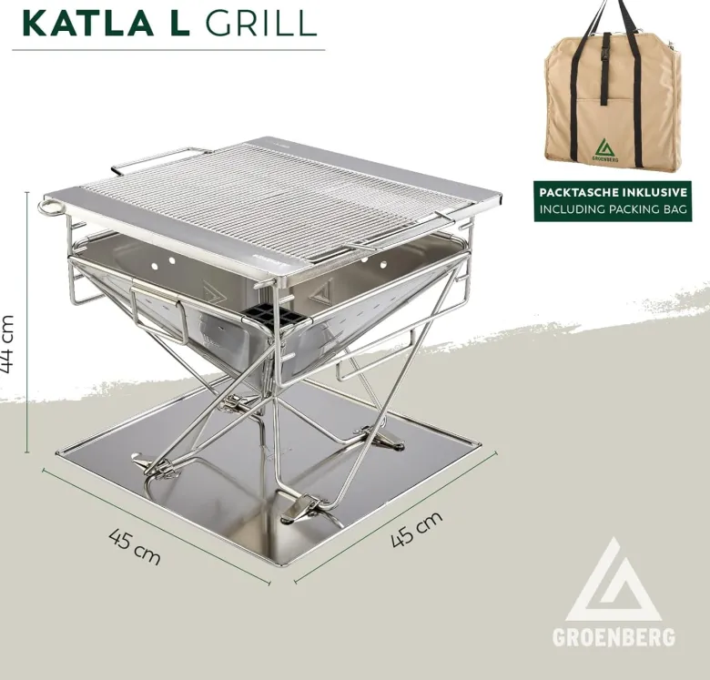 Groenberg Katla houtskoolgrill - Large
