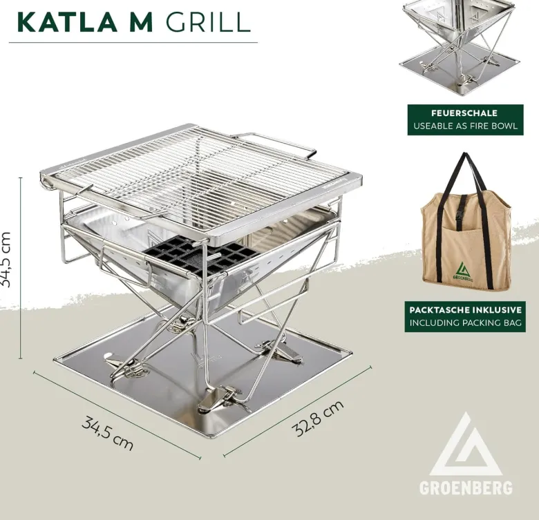 Groenberg Katla Houtskoolgrill - Medium