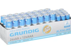 Grundig AA en AAA batterijen - Set van 36