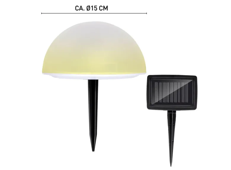 Grundig solar halve koepels grondlampen - 5 stuks