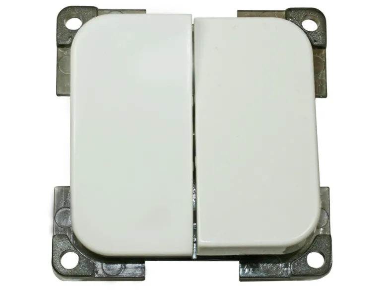 HABA C-line dubbele schakelaar - white