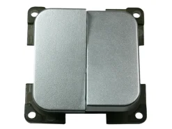 HABA C-line dubbele schakelaar - silver