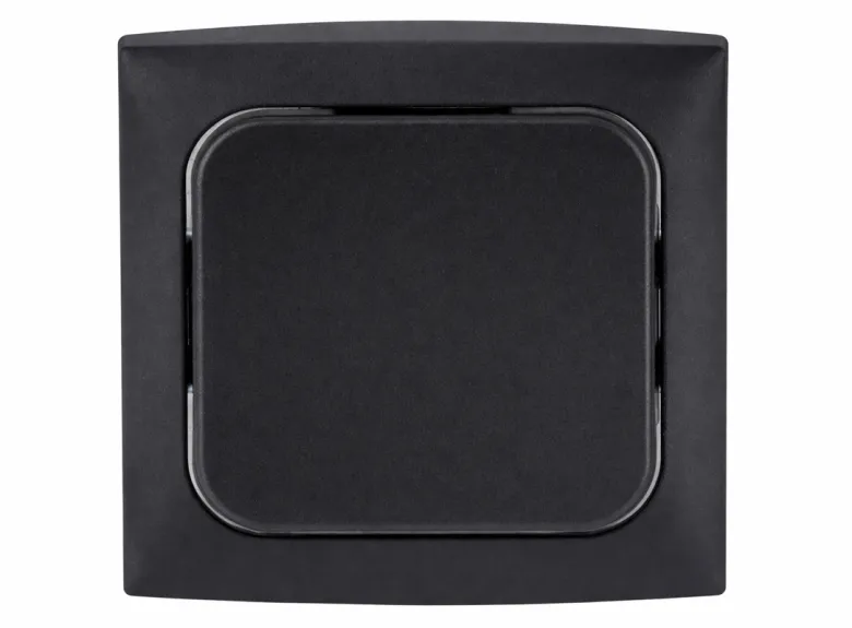 HABA C-line inbouw schakelaar - black